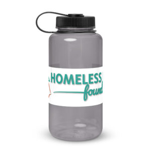 Wide mouth plastic water bottle